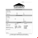 Customer Job example document template