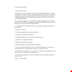 Cease and Desist Template for Service, Agent, Copyright Material | Free Download example document template