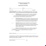 Employee Write Up Form | Take Action Against Employee | Avoid Reprimand | President Approved example document template