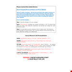 Event Press Release Template Word example document template 