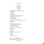 Hostess Resume Example example document template