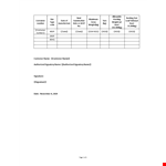 Shipper owned container certificate example document template