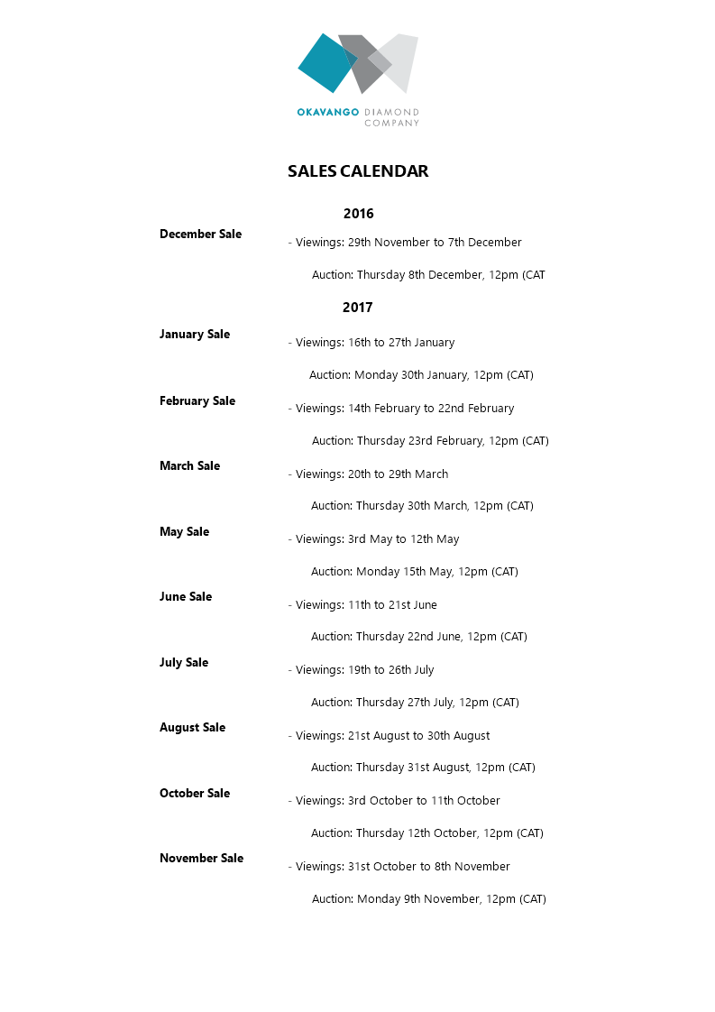 Free Sales Template Free Sales Template