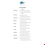 Free Sales Template example document template