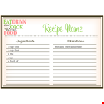 Create Your Own Professional Recipe Book with Our Cookbook Template example document template