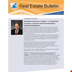 Real Estate Email Newsletter for Brokers: Energy, Estate Updates | CALBRE example document template