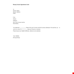 Nursery Teacher Appointment Letter example document template