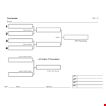 Create Professional Tournament Brackets with Our Easy-to-Use Template example document template