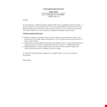 Formal Business Agreement Letter Template - Create a Strong House Business Agreement Content example document template