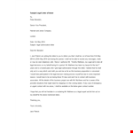 Sample Legal Letter Of Intent example document template