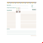 Discover the Joy of Cooking with Our Customizable Cookbook Template | Kitchen & Recipe-Friendly! example document template
