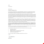 School Vacation Letter Template example document template
