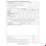 Performance Review Examples that provide effective ratings example document template