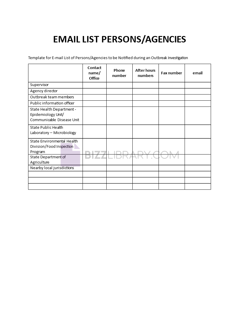 email list person agencies template Main Image email list person agencies template template