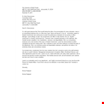 Director Recommendation Letter example document template