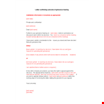 Grievance Response Letter Template - Appeal Decision & Response example document template