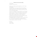 Resignation Letter Immediate Effect Format example document template