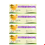 Housewarming Invitation Template - Create Personalized Invites & Impress Your Guests example document template 