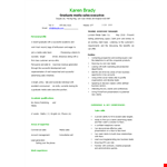 Graduate Media Sales Resume example document template