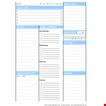 Get Organized with Our Daily Planner Template - Morning Edition example document template