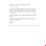 Recommendation Letter Template for Position - Applicant Smithtown example document template