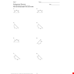 Discover Pythagorean Theorem Software example document template