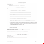 Proof of Residency Letter: How to Make a Statement example document template
