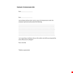 Formal Grievance Letter for Employee - Template and Examples example document template