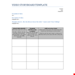 Create Compelling Video Content with Story Boarding and Visuals | Our Script and Paragraph Guide example document template