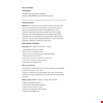 Prep Cook example document template