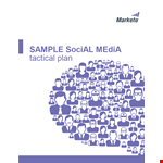 Social Media Tactical Plan Template example document template