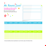 Reward Your Activities with a Free Printable Reward Chart Template example document template