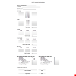 Petty Cash Reconciliation example document template