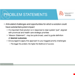 Create an Effective Problem Statement with Our Template | Digital Solutions example document template