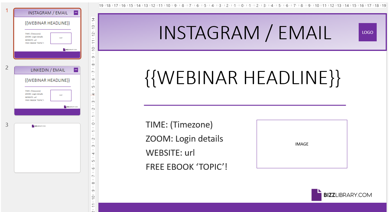 webinar promotion flyer instagram example