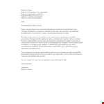 Professional Reference Letter for Organization Endorsement example document template
