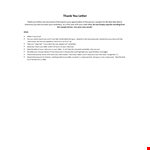 Interview Thank You Email example document template
