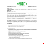 Real Estate Marketing Manager Job Description example document template