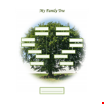 Design Your Family Tree Easily | Our User-Friendly Templates example document template