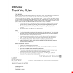 Thank You Letter for Interview - Professional and Appreciative example document template 