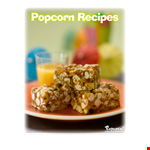 Popcorn Recipe Book Template example document template