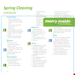 Spring House Cleaning Checklist: Items, Vacuum, and Tips for a Refreshing Home example document template
