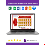 Basketball Fundraiser Poster example document template