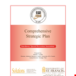 Comprehensive Strategic Fundraising Plan - Special Recreation | LWSRA example document template