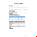 Training Budget Template Word example document template
