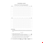 Fast Lane Bowling Score Sheet example document template