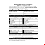 Contribute to Employee Health Paycheck Deduction Form example document template