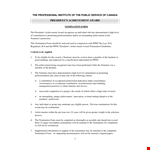 Presidential Achievement Award Template example document template
