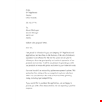 Sales Letter Template - Create Effective Sales Letters for Applications & Appliances example document template