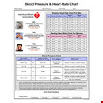 Track your Heart Rate Chart & Blood Pressure | Improve Heart Health example document template